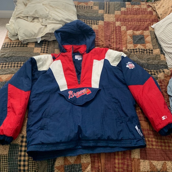 Atlanta Braves Starter Jacket size L - Picture 1 of 4